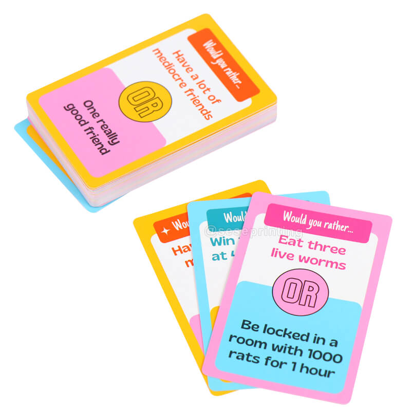 Custom Printed Paper Flash Card Printing Memory Game Flashcards For Kids Educational