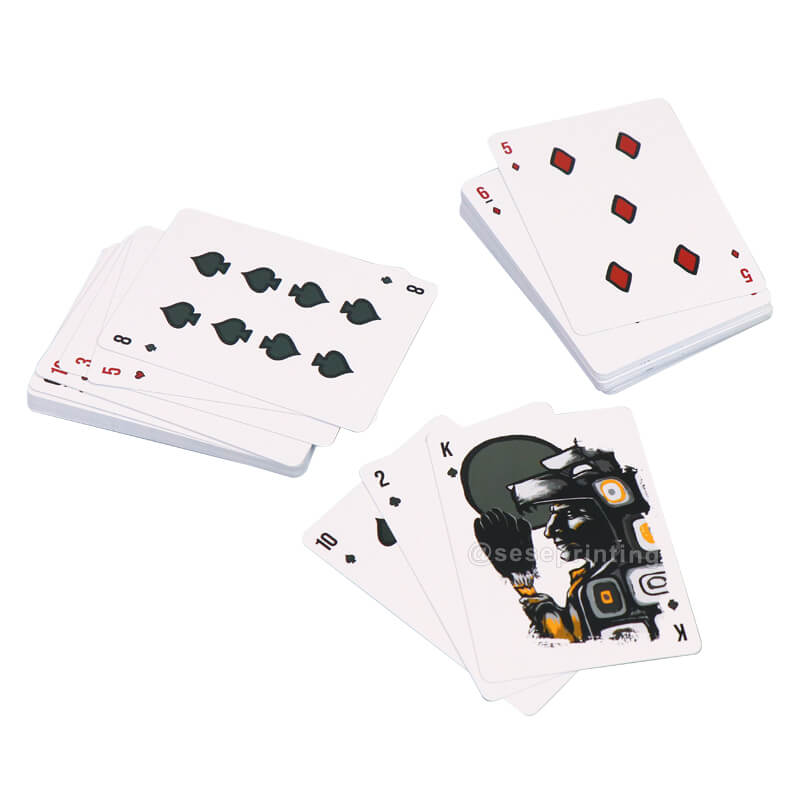 Custom 52 Playing Card Set Paper Poker Card Design Your Own Playing Cards