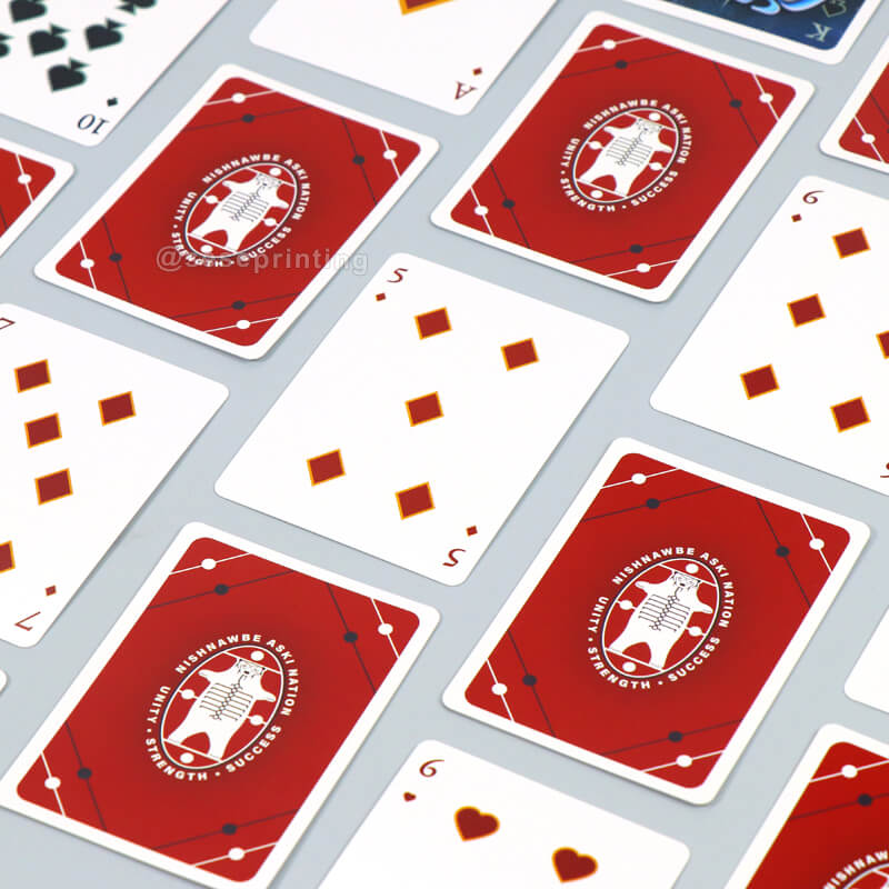 Custom Logo Paper Poker Card Game Advertising Cards Playing Cards with Box