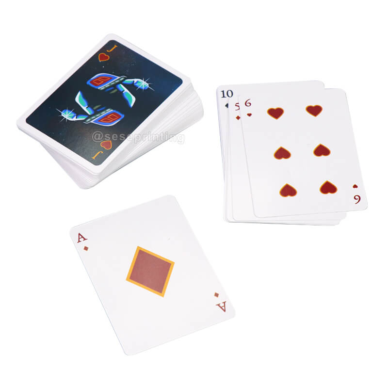 Custom Logo Paper Poker Card Game Advertising Cards Playing Cards with Box