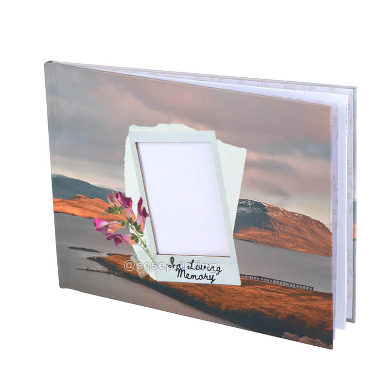 Personalized Design Hardcover Wedding Gifts Guest Book Custom Wedding Signature Guestbook