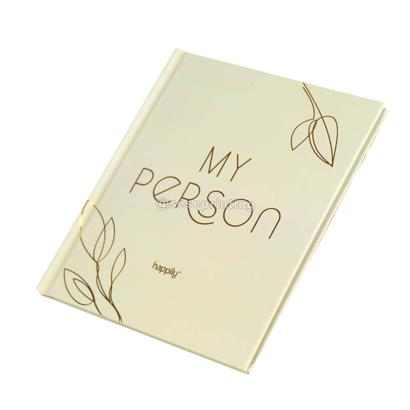 Printed Elegant Notebooks Creative Hardcover Diary Notepad Custom Person Journal