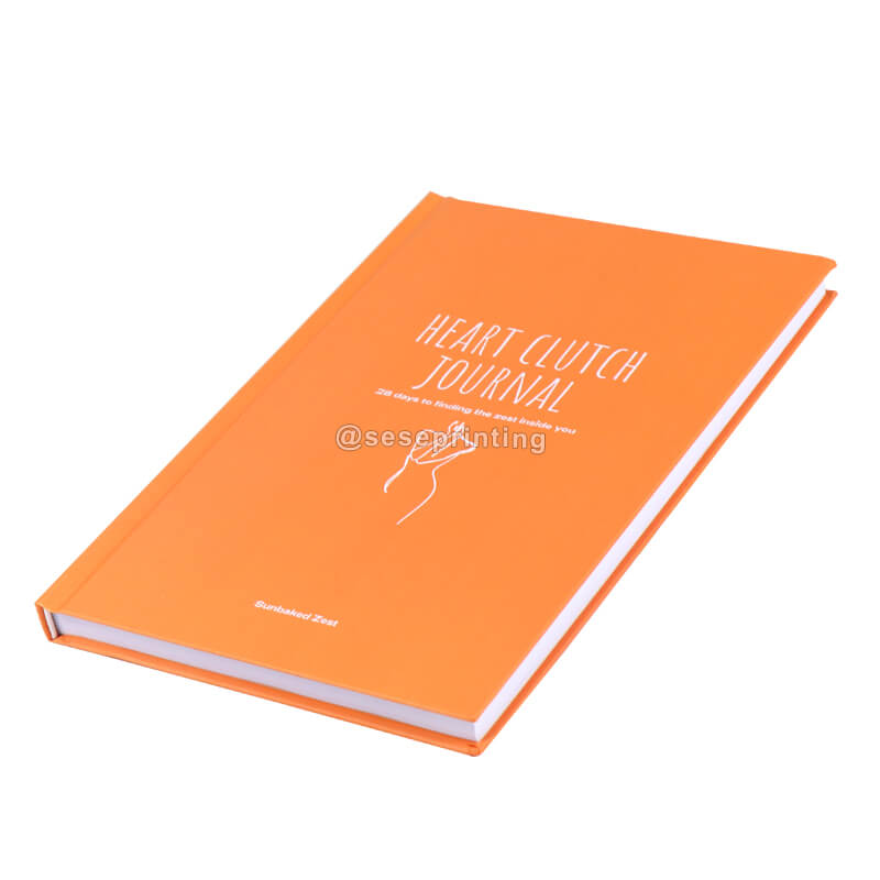 Custom Hardcover Heart Clutch Journal A5 Daily Self Improvement Journals Women Goal Planner