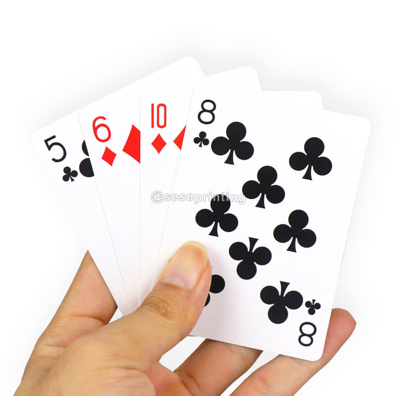 Design Front and Back Side Custom Poker Game Card Printing Paper Playing Cards