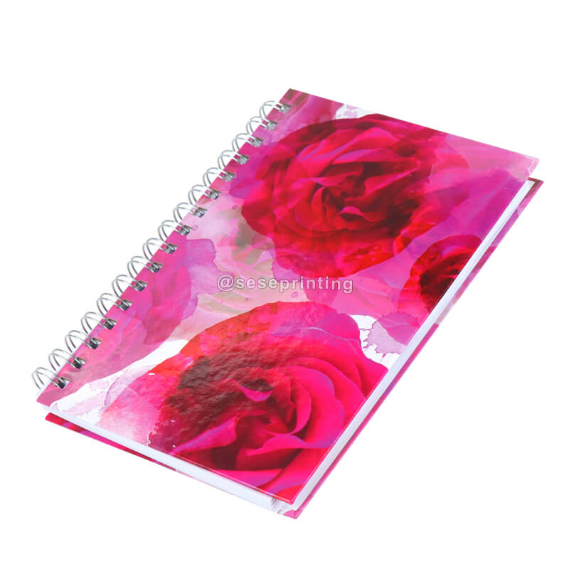 Personal Exercise Book 100/120/140 Pages Customizable Logo Planner Journal Spiral Notebook