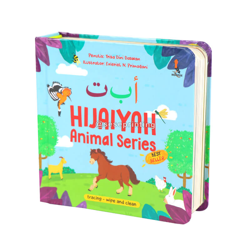 Manufacture Animal Cardboard Book Printing Children Kids Board Books