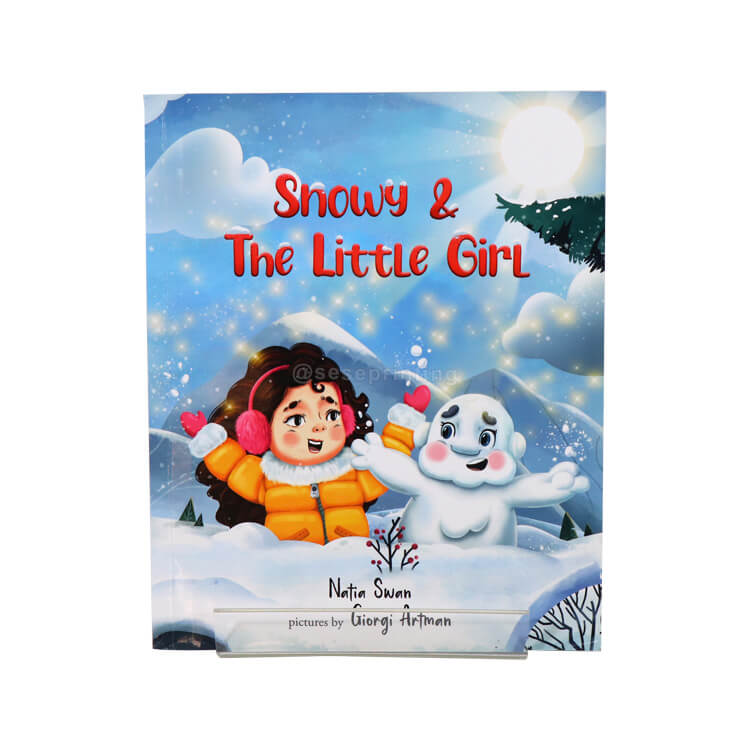 Custom Children Book Publishing Perfect Bound Full Color Illustrations Print Kids Story Book