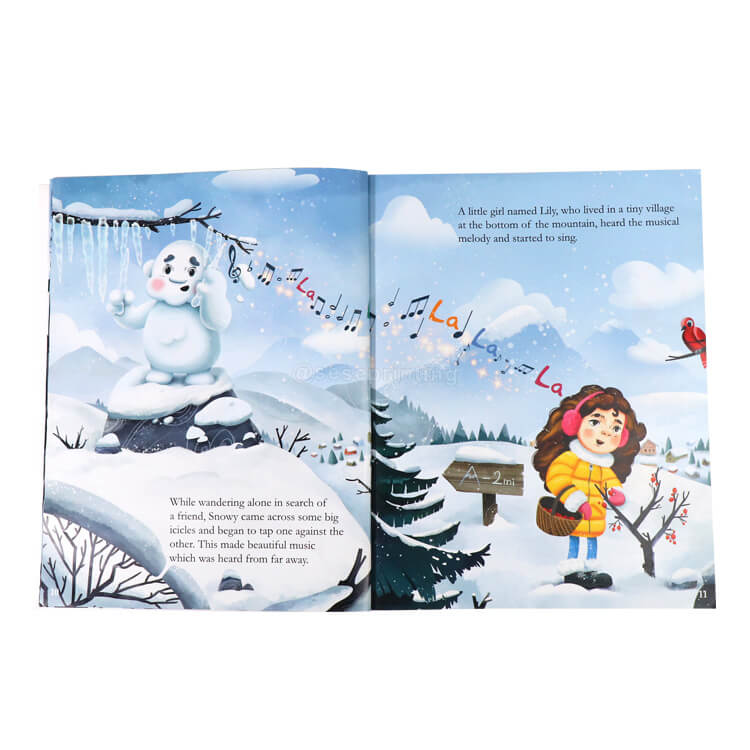 Custom Children Book Publishing Perfect Bound Full Color Illustrations Print Kids Story Book