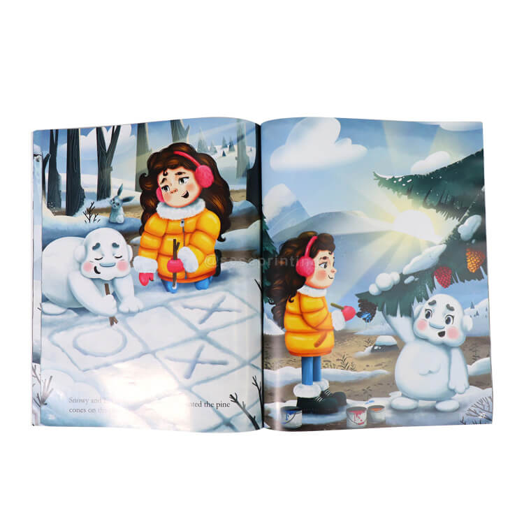Custom Children Book Publishing Perfect Bound Full Color Illustrations Print Kids Story Book