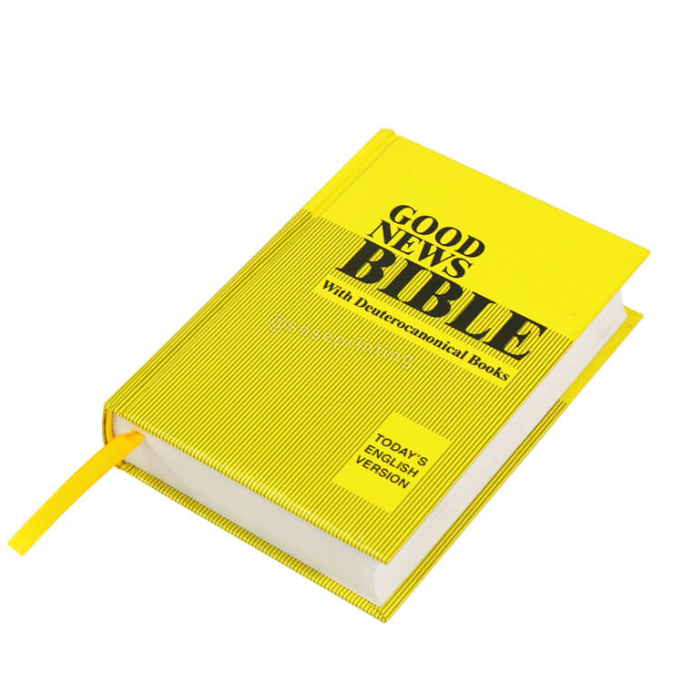 Custom Black & White Hardcover Bible Book Printing Holy Bible