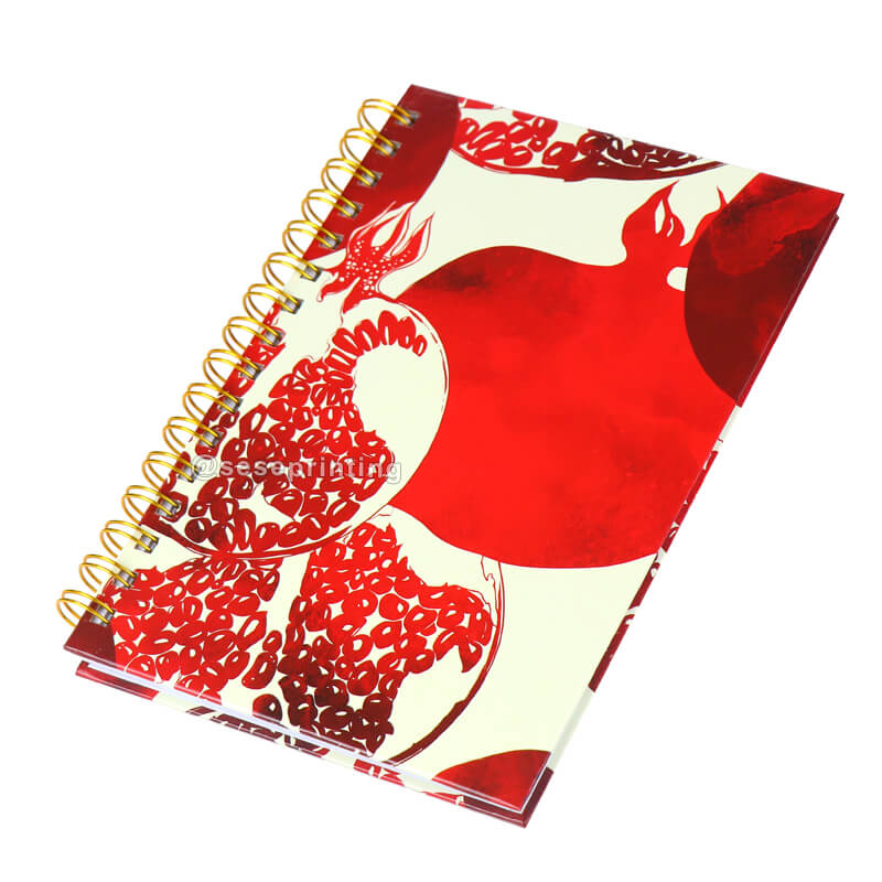 Private Label Planners and Notebooks Custom Logo Journal Spiral Notebook A5