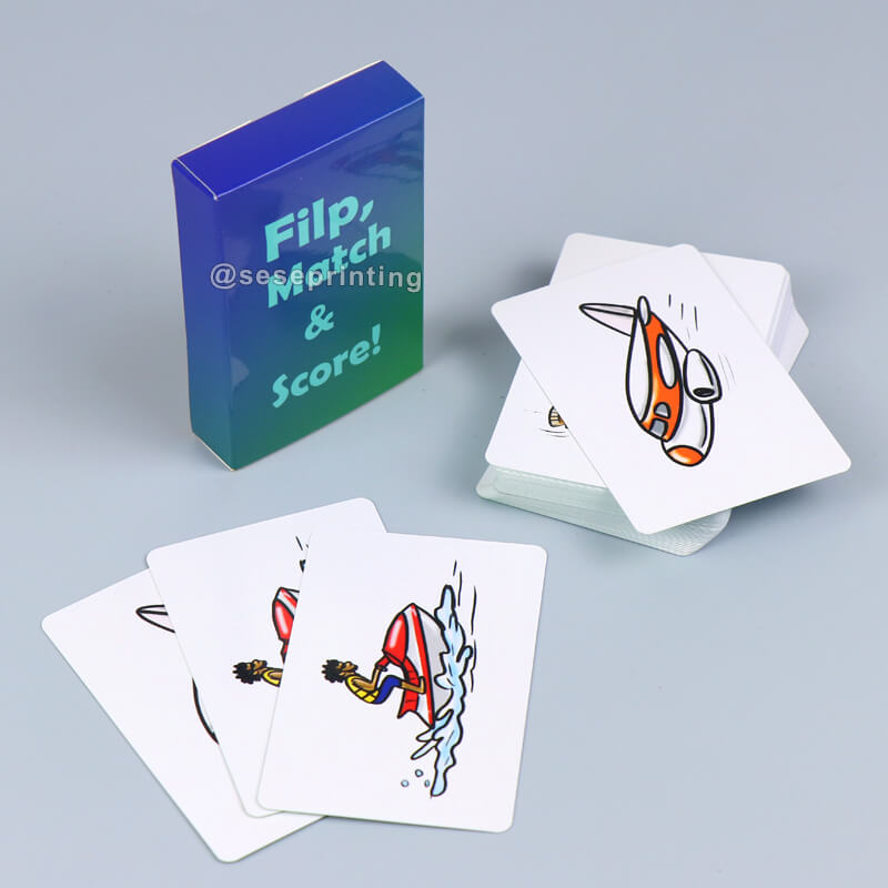 Eco-friendly Design Custom Learning Cards Educational Flash Cards Printing Image Flashcard for Children