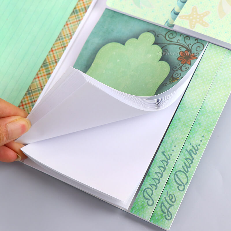 Eco-friendly Sticky Notes Set Custom Printing Memo Pads Bookmark