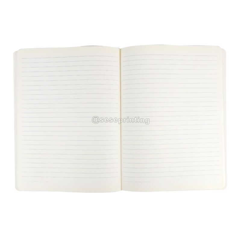 Custom Logo Notebook Journals Soft Cover Lined Pages Notepads