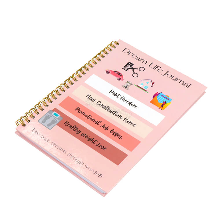 Custom Print Women Self Care Journal Health Weight Loss Dream Planner