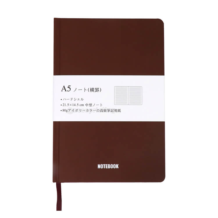 Personalized Leather Notebook Custom Diary Journal with Elastic Band