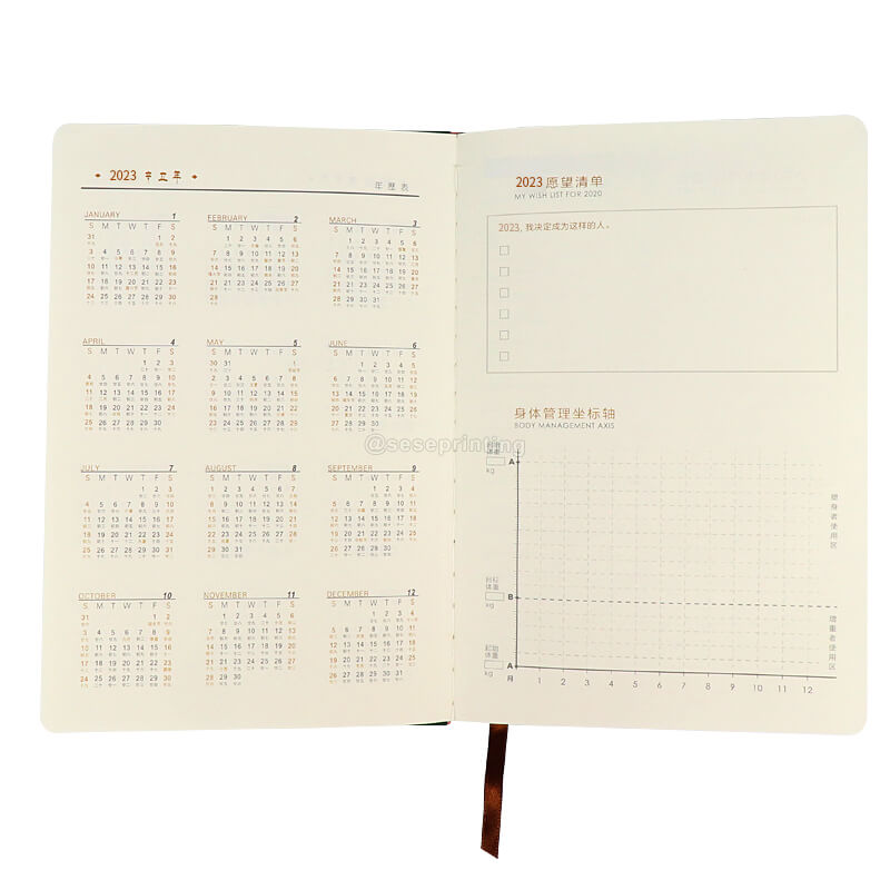 Customised Leather Private Label Journals and Planner Wish List Notebook