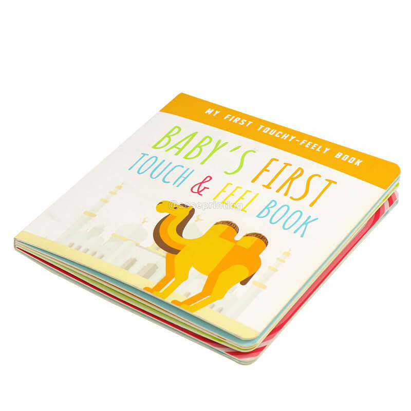Printing Kids Baby Touch and Feel Cardboard Book Children Story Board Book