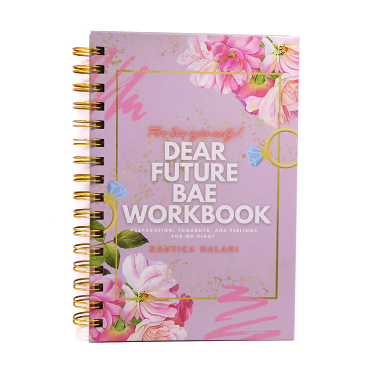 Spiral Notebook Custom Manifestation Journal Workbook Wedding Planner