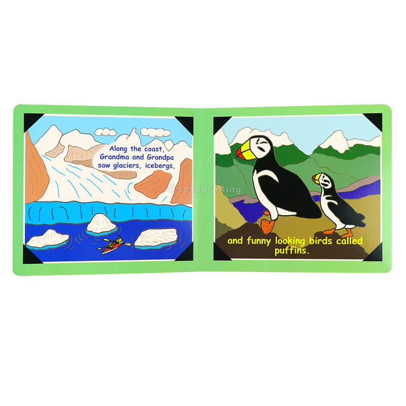 Publishing Custom Early Learning Story Book Kids Children Board Book