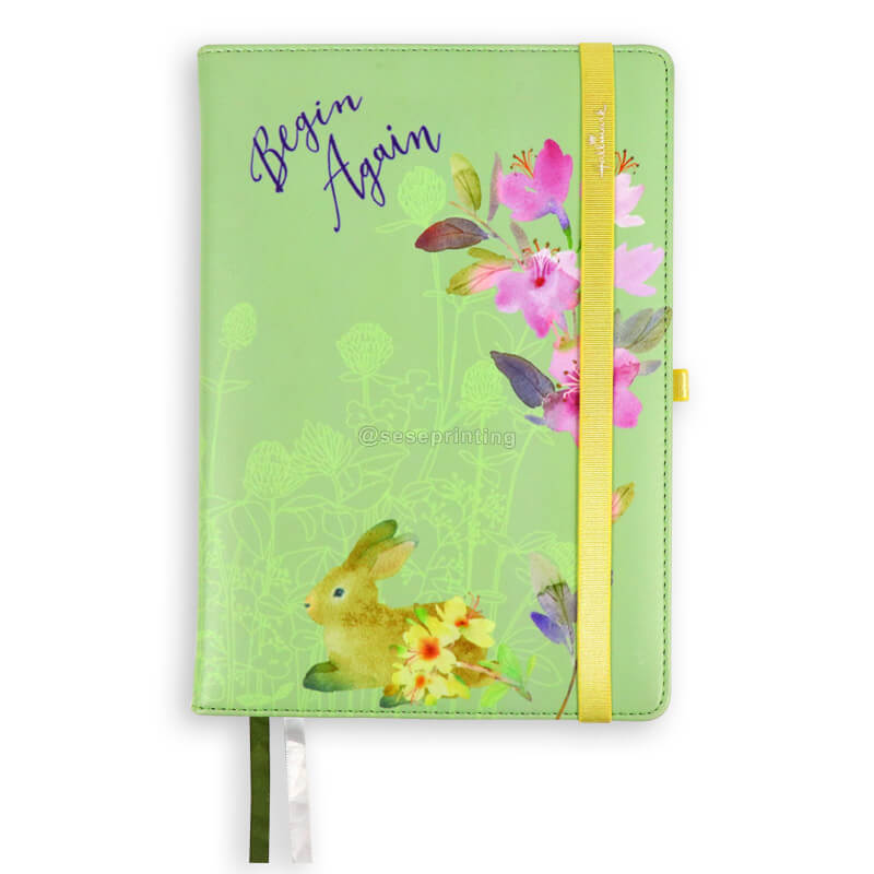 Business Notebook A5 Pu Leather Journal Notebook with Pen Holder