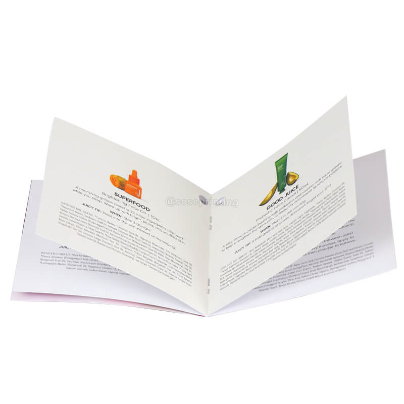 Custom Brochures Printing Services Saddle Stitching Booklet Photo Book