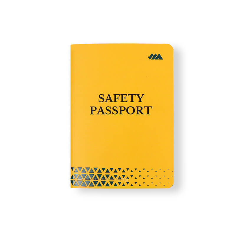 Printing Spot UV Safety Passport Leather Cover Passport Booklet Custom