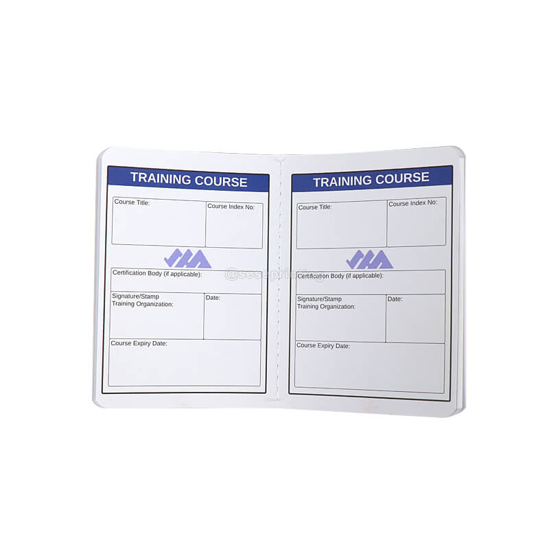 Printing Spot UV Safety Passport Leather Cover Passport Booklet Custom