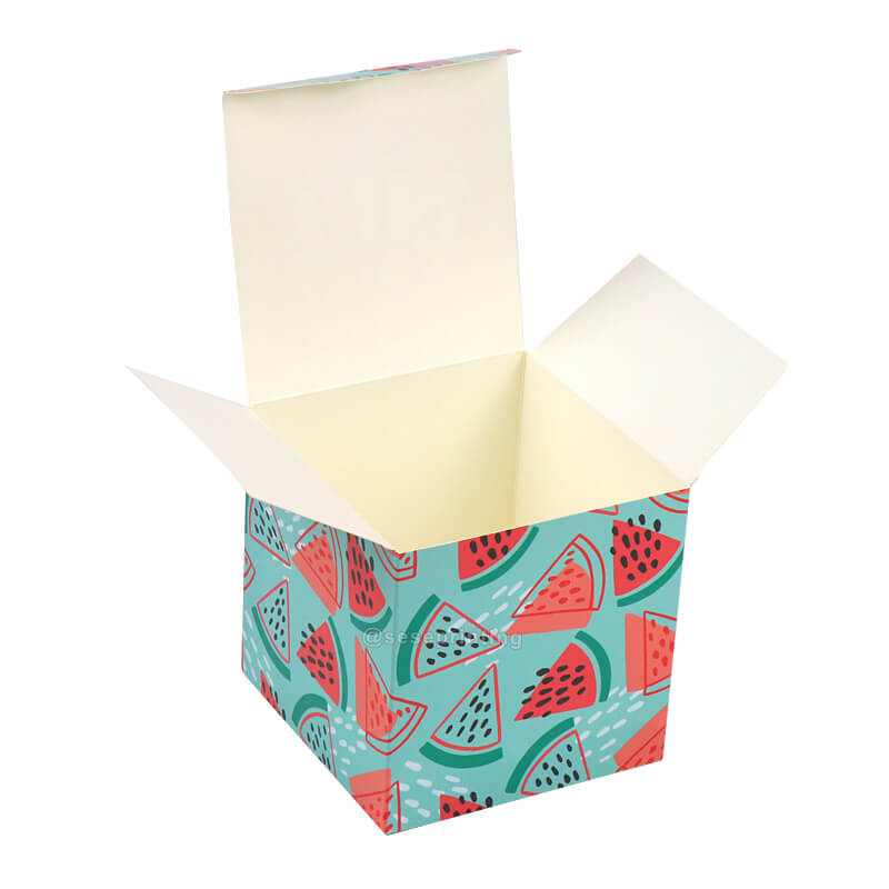 Custom Candle Box Folding Packaging Box Printed Paper Tuck Box