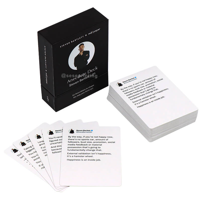 Custom Positive Motivational Card Game Affirmation Card Printing