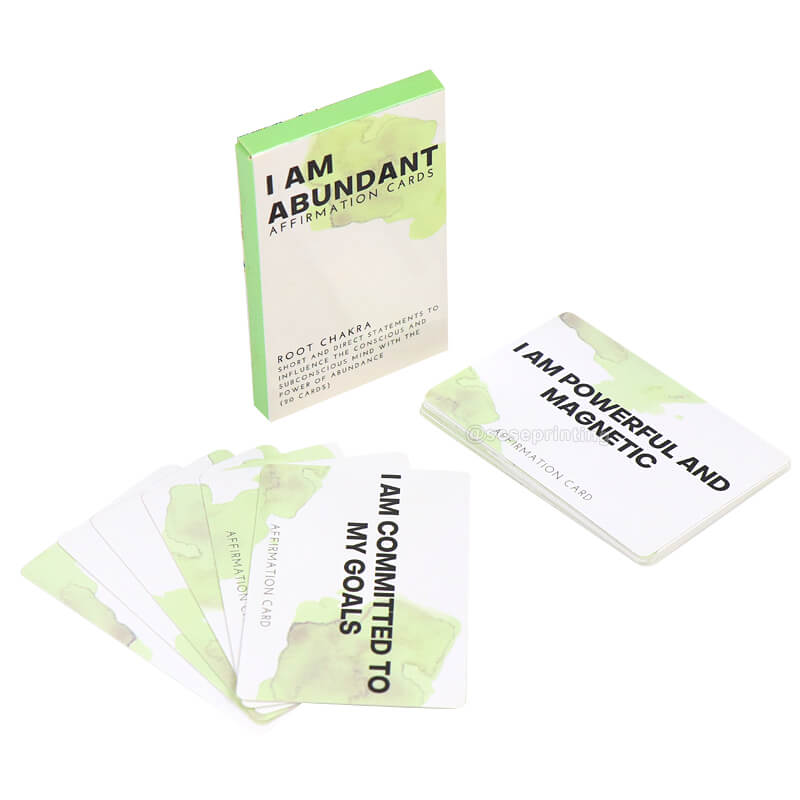 Custom Affirmation Cards Daily Positive Encouragement Card Game