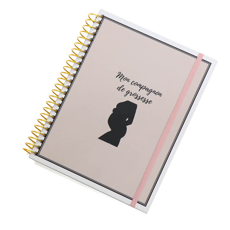 Custom Planner Spiral Pregnancy Journal Monthly Agenda Planner