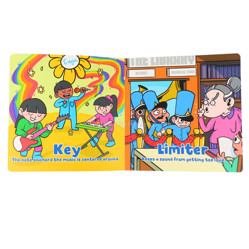 Book Custom Printing Service Children's Board Book Hardcover