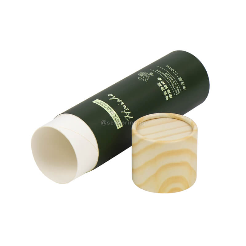 Custom Cylinder Packaging Box Round Cosmetic Paper Tube