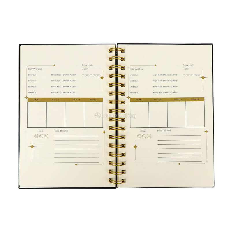 Custom Manifestation Planner Printing Health & Wellness Journal