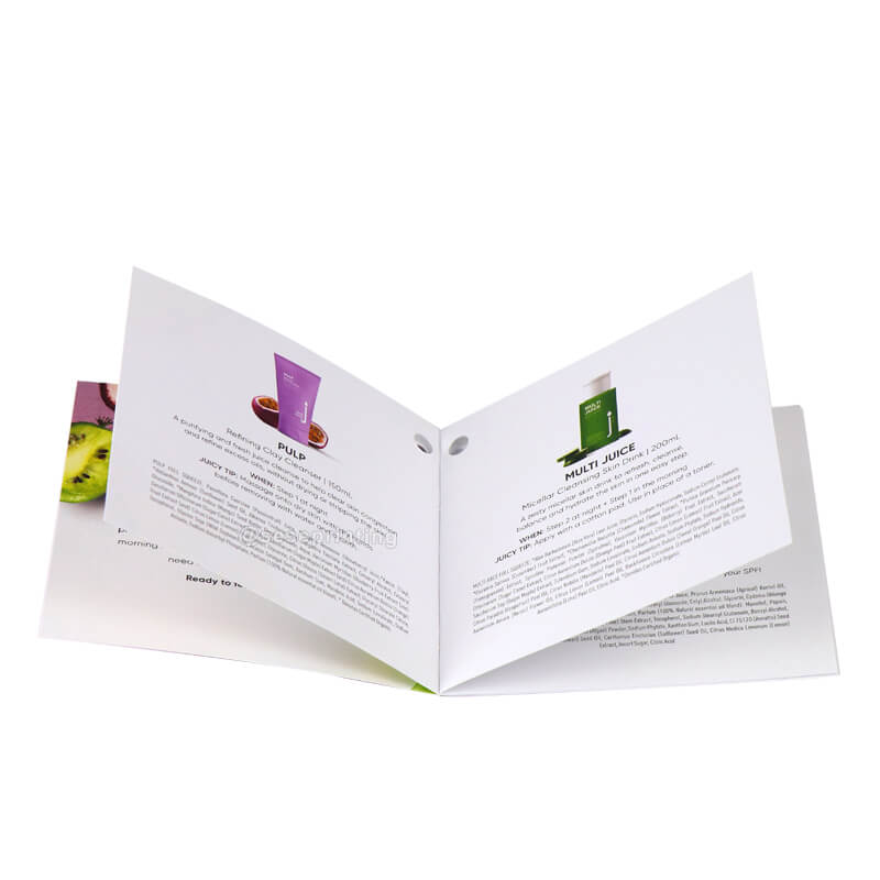 Custom Food Recipe Booklet Restaurant Menu Brochure Printing