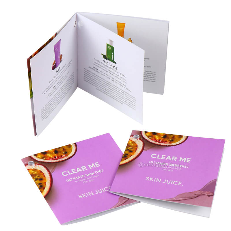 Custom Food Recipe Booklet Restaurant Menu Brochure Printing