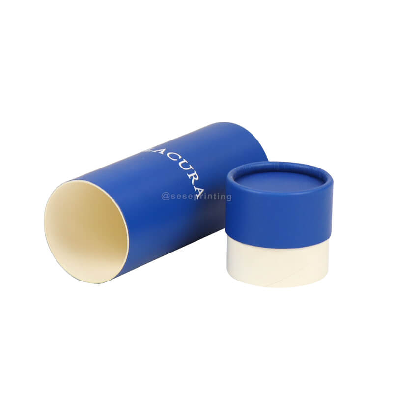 Custom Cardboard Cylinder Packaging Paper Tube Box with Lid