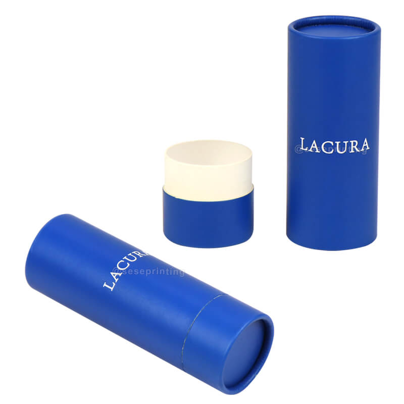 Custom Cardboard Cylinder Packaging Paper Tube Box with Lid
