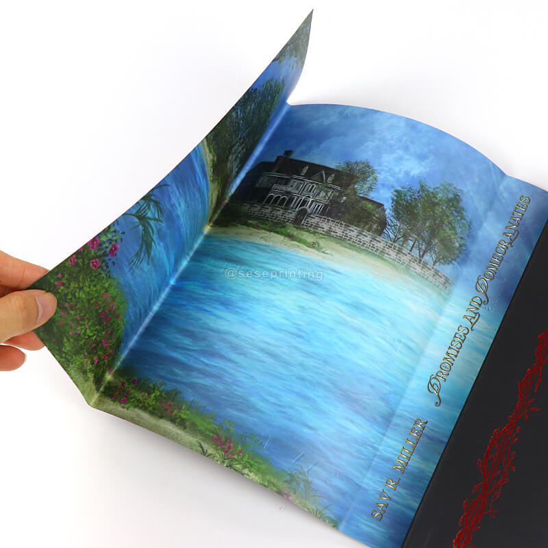 Sprayed Edges Book Hardcover Book Printing with Slipcase