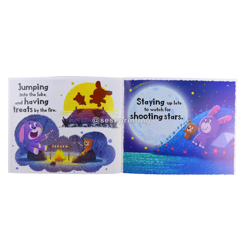 Custom Paperback Children's Book Printing Kids Story Sets
