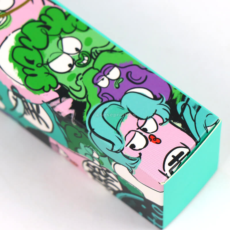 Custom Tuck Cardboard Box for Cosmetic Makeup Packaging