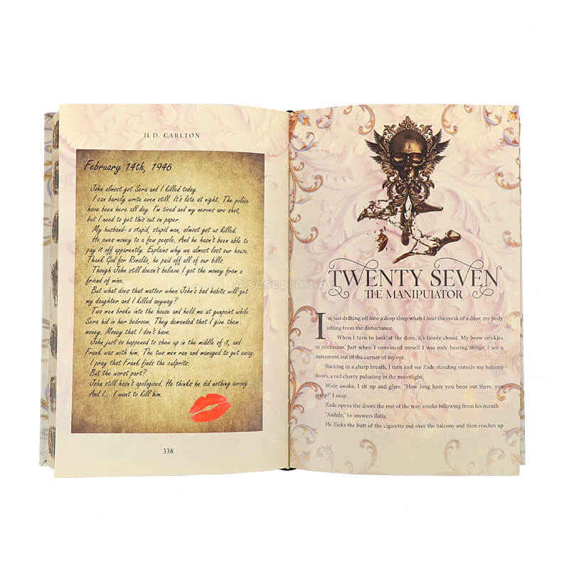 ODM Custom UV/Foil Stamping Hardcover Book Publisher Printing